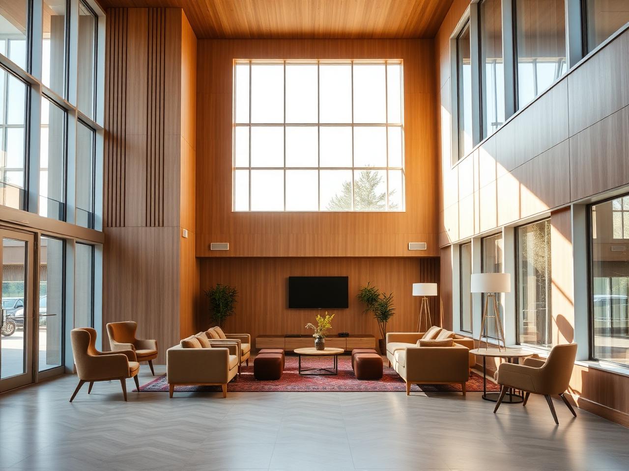 Helle Lobby des PhiLeRo Hotel Köln